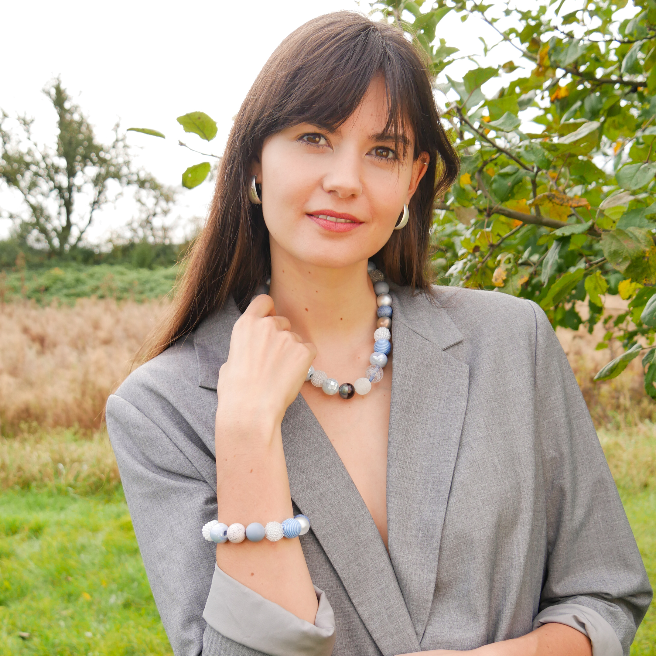 Armband auf Gummi zu "Bollywood", jeans