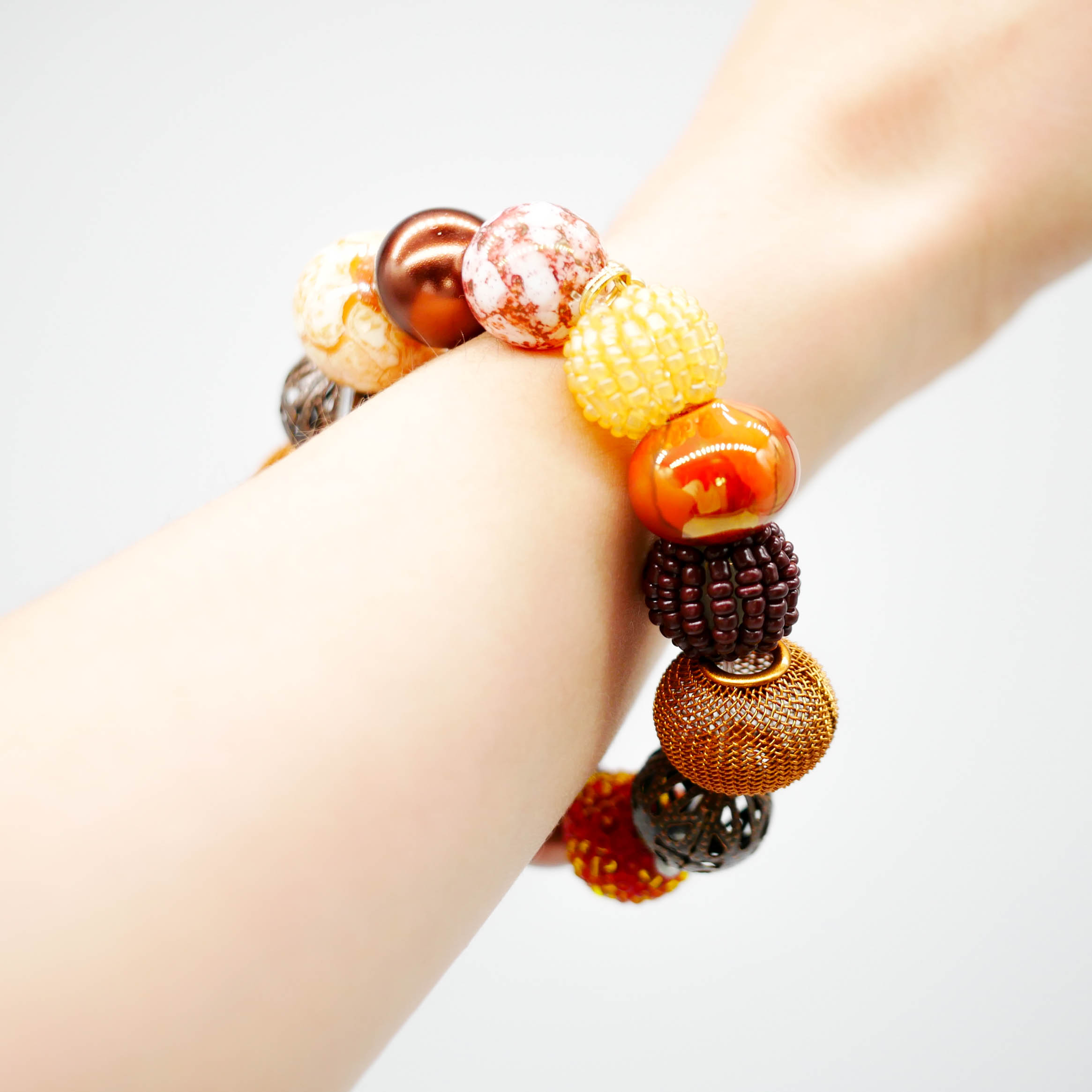 Armband zu "Bollywood", rost